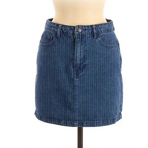 🍁 Forever 21 Striped Denim Skirt